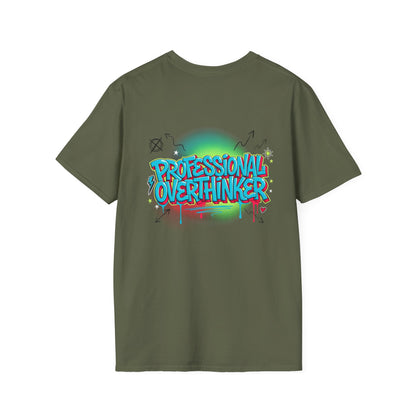 Professional Overthinker T-Shirt — Graffiti Street Style Graphic Tee