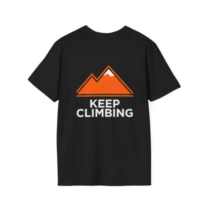 Keep Climbing T-Shirt — Mountain Graphic Motivational Tee