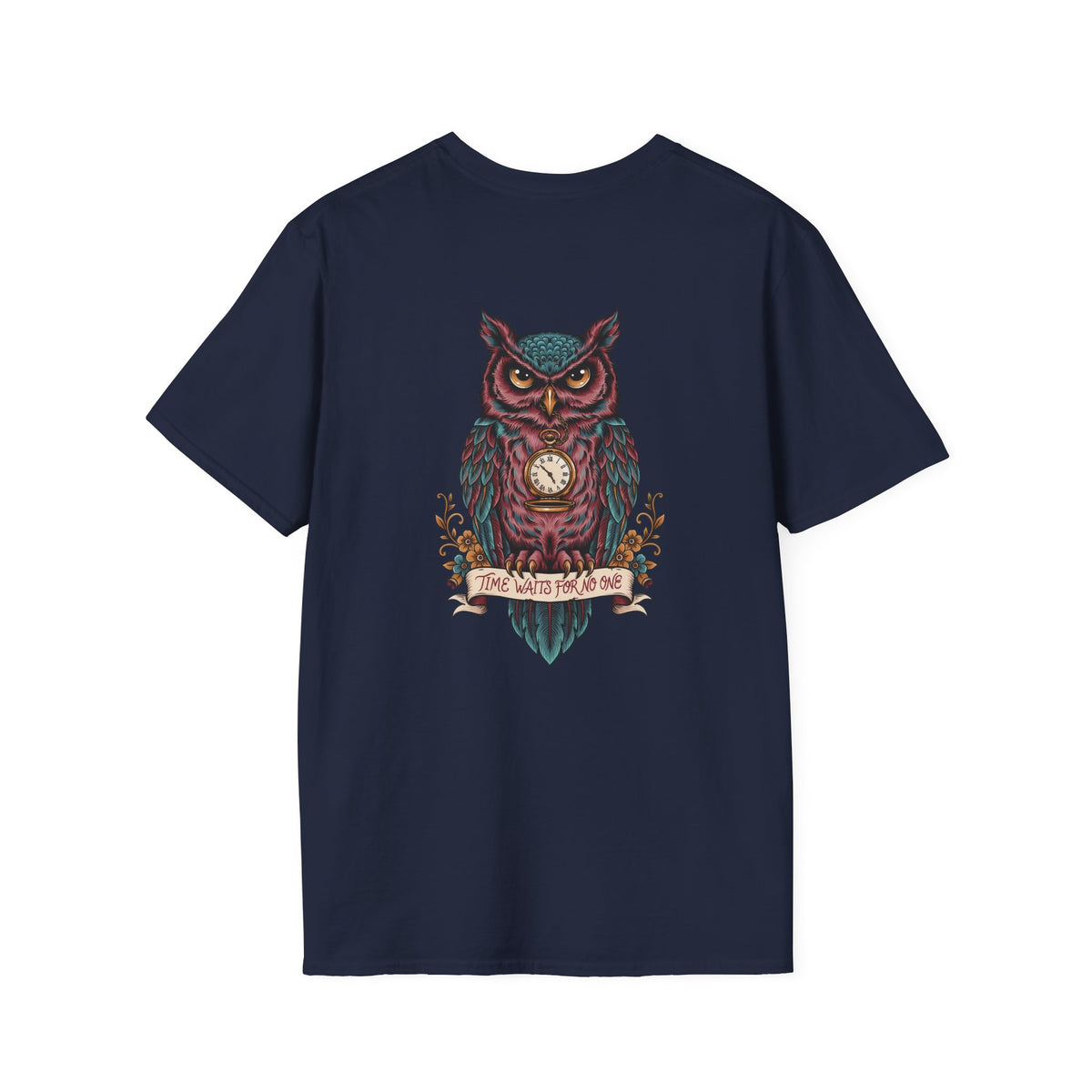 Owl Pocketwatch T-Shirt — Vintage Wise Owl Graphic Tee