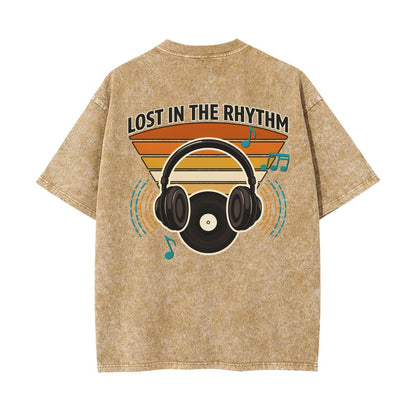 Lost In The Rhythm T Shirt | Retro Music Graphic Tee