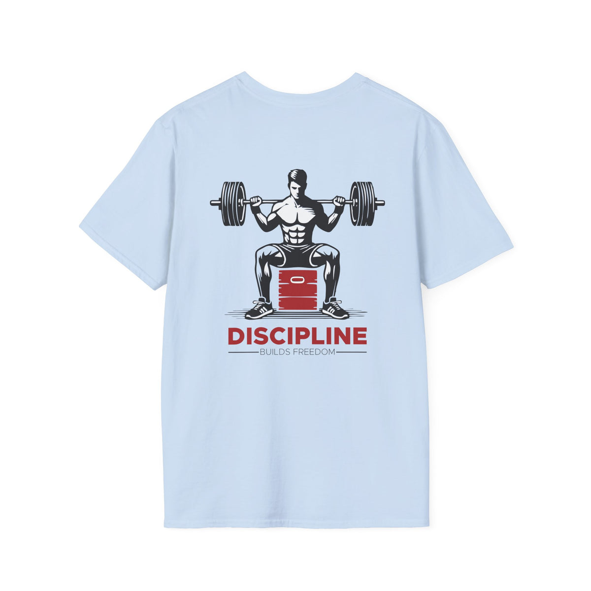 Discipline Weightlifting T-Shirt — Motivational Gym Workout Tee