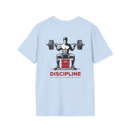 Discipline Weightlifting T-Shirt — Motivational Gym Workout Tee