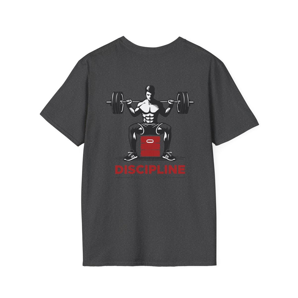 Discipline Weightlifting T-Shirt — Motivational Gym Workout Tee
