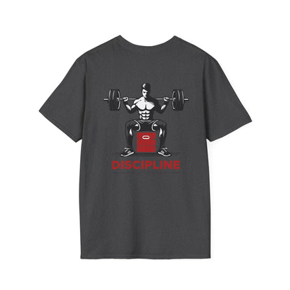 Discipline Weightlifting T-Shirt — Motivational Gym Workout Tee
