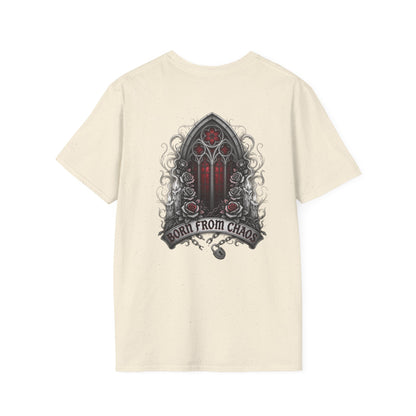 Born From Chaos Gothic Window T-Shirt