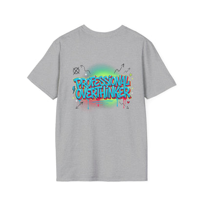 Professional Overthinker T-Shirt — Graffiti Street Style Graphic Tee