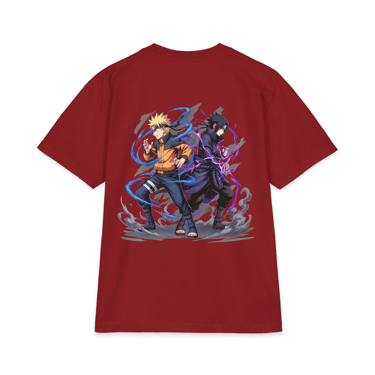 Naruto & Sasuke Anime T‑Shirt — Dual Ninjas Graphic Tee