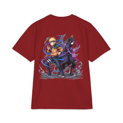 Naruto & Sasuke Anime T‑Shirt — Dual Ninjas Graphic Tee
