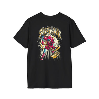 Street Gamer Graphic T-Shirt — Retro Arcade Hockey Skull Design