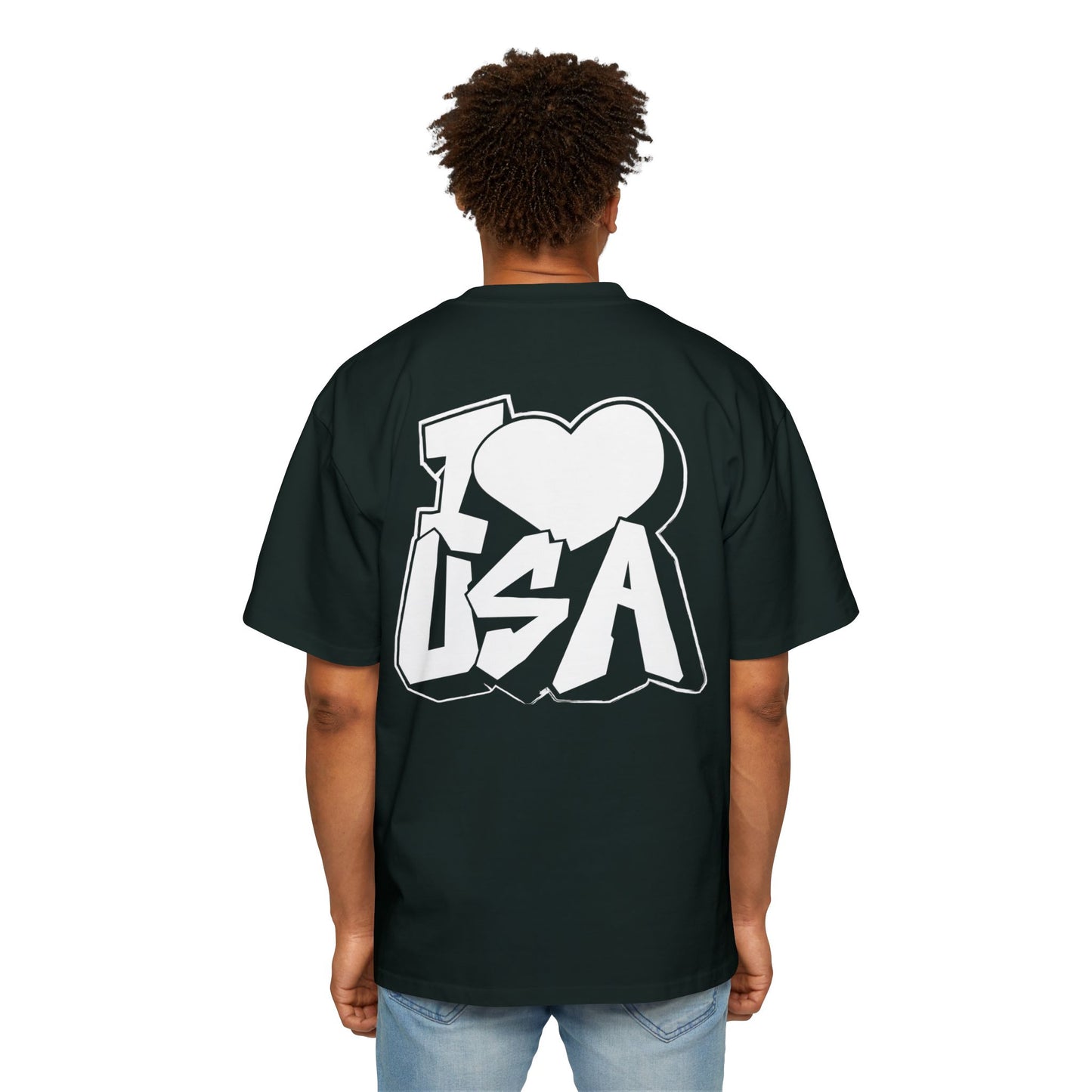 Oversized Tee - I Love USA