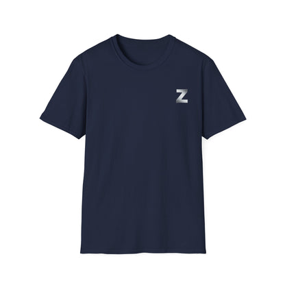 Hockey Player Graphic T‑Shirt — Dynamic Blue Ice Skater Design