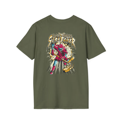Street Gamer Graphic T-Shirt — Retro Arcade Hockey Skull Design