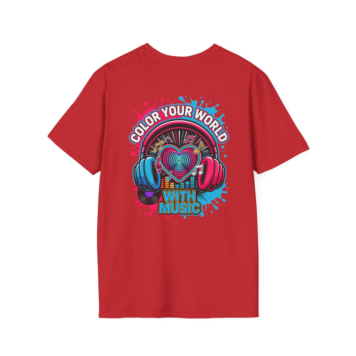 Color Your World With Music Graphic T-Shirt