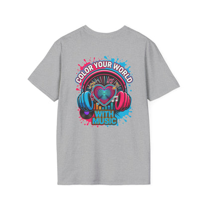 Color Your World With Music Graphic T-Shirt