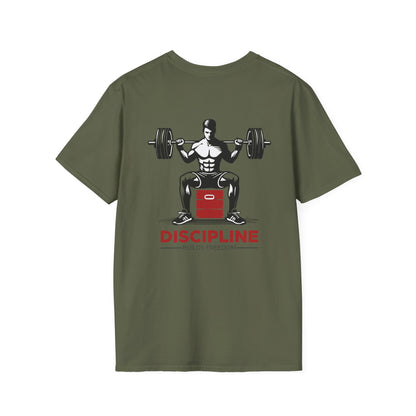 Discipline Weightlifting T-Shirt — Motivational Gym Workout Tee