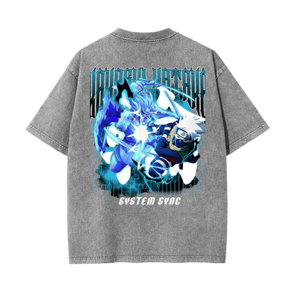 Unisex Heavyweight Washed T-shirt Printed in USA|250GSM Cotton DTG  Double-sided