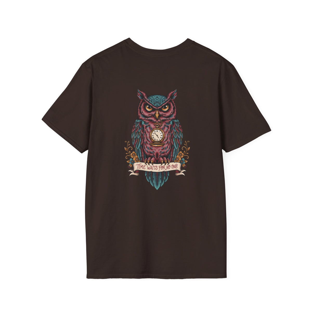 Owl Pocketwatch T-Shirt — Vintage Wise Owl Graphic Tee