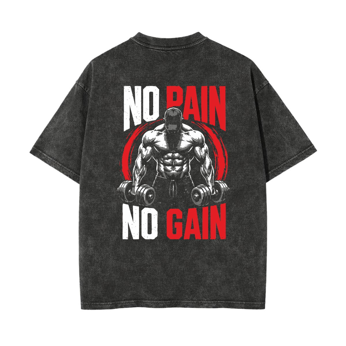Unisex Heavyweight Washed T-shirt Printed in USA|250GSM Cotton DTG  Double-sided