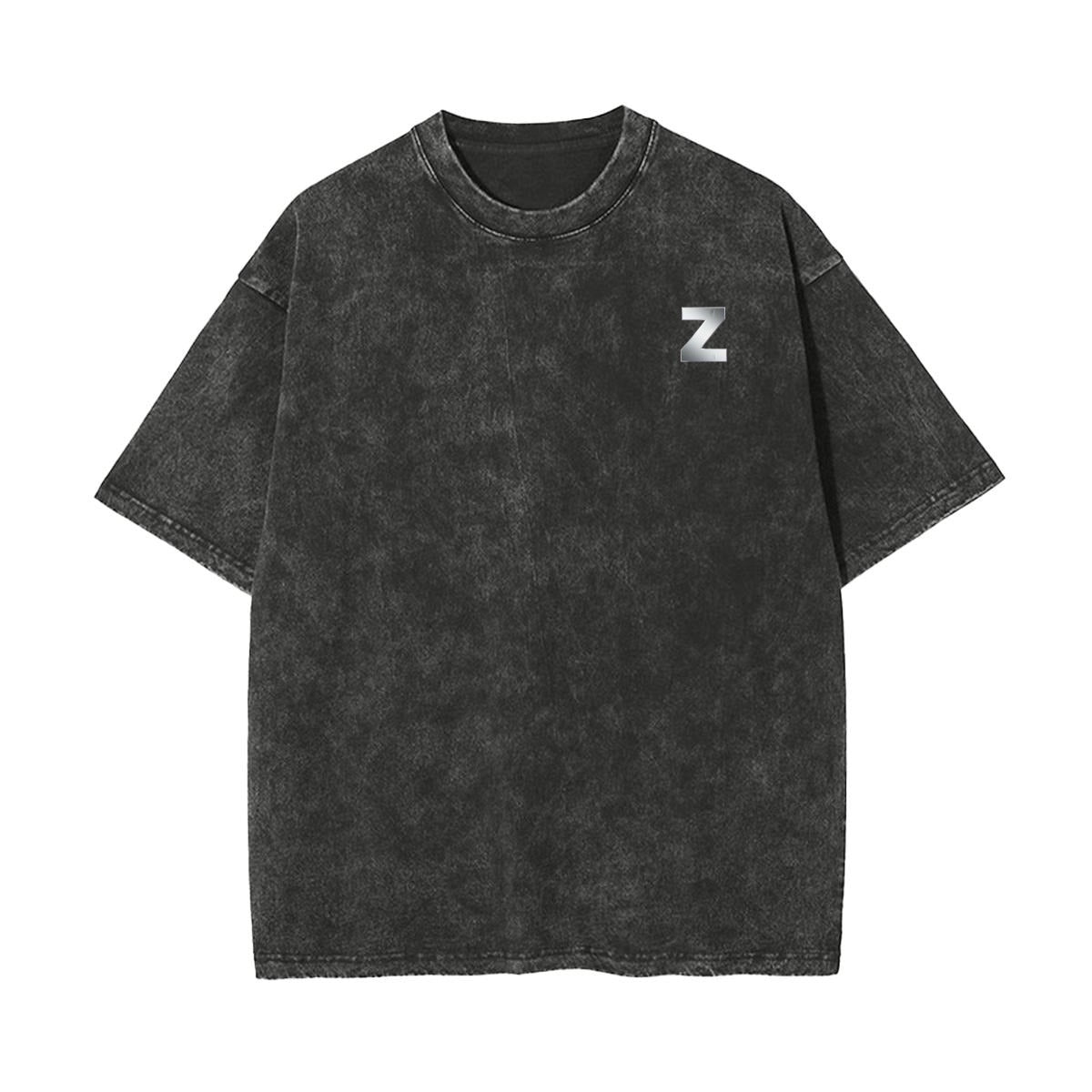 Unisex Heavyweight Washed T-shirt Printed in USA|250GSM Cotton DTG  Double-sided