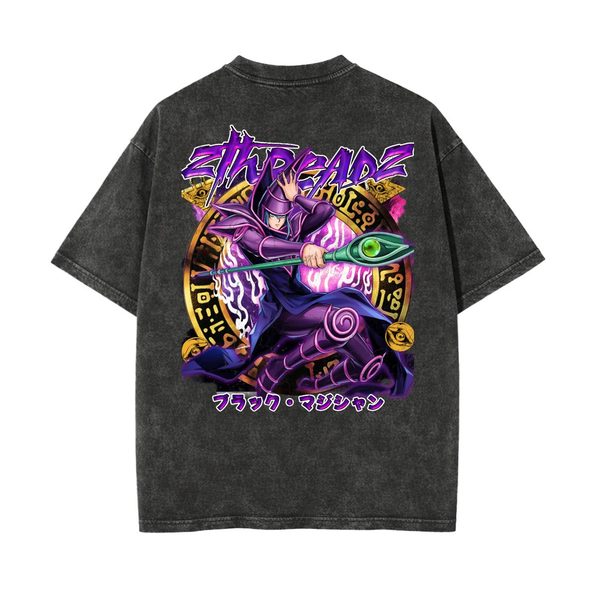 Unisex Heavyweight Washed T-shirt Printed in USA|250GSM Cotton DTG  Double-sided