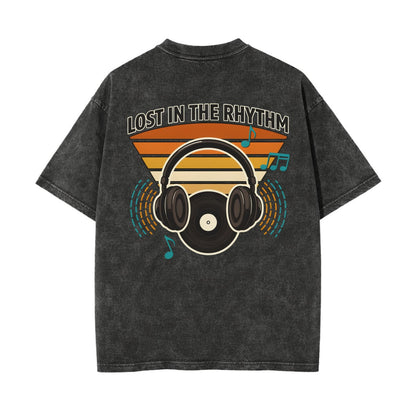 Lost In The Rhythm T Shirt | Retro Music Graphic Tee