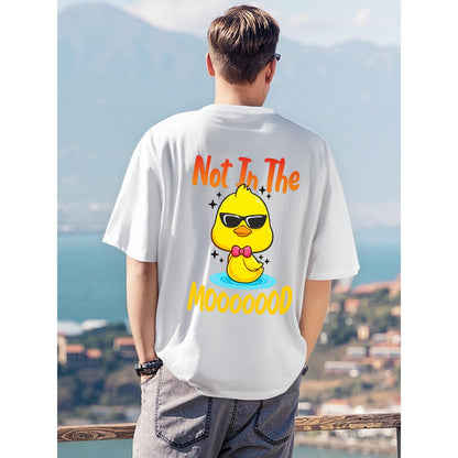 Men's T-Shirt Printed in USA|180GSM Front & Back DTF