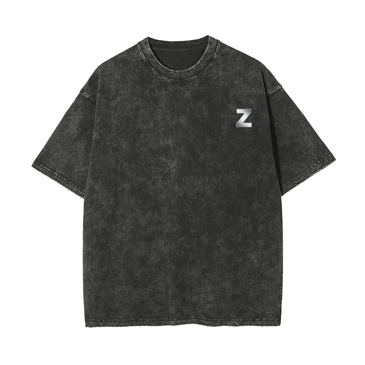 Unisex Heavyweight Washed T-shirt Printed in USA|250GSM Cotton DTG  Double-sided