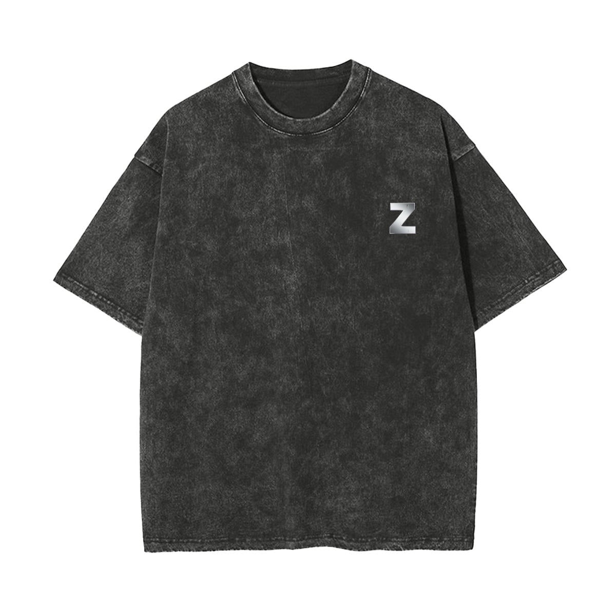 Unisex Heavyweight Washed T-shirt Printed in USA|250GSM Cotton DTF Double-sided