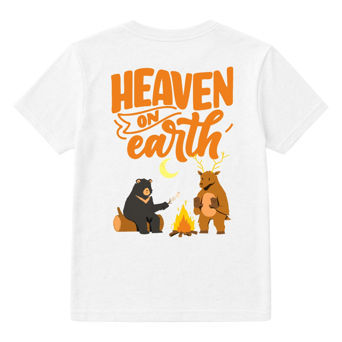 Couple Heavyweight T-shirt Printed in USA|220GSM Cotton DTG Double-sided