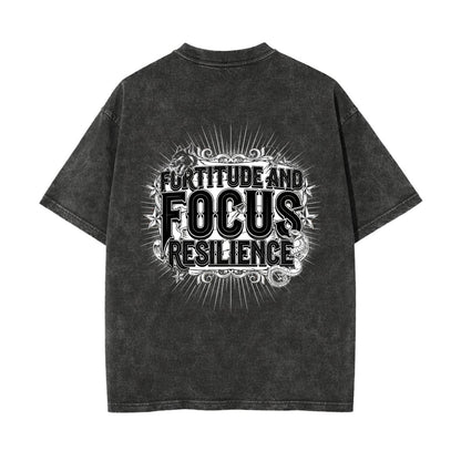 Fortitude and Focus Graphic Tee | Resilience Streetwear T Shirt