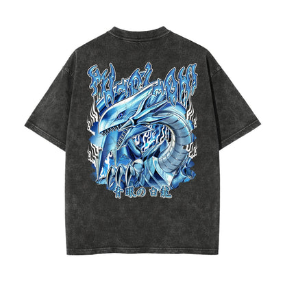 Unisex Heavyweight Washed T-shirt Printed in USA|250GSM Cotton DTG  Double-sided