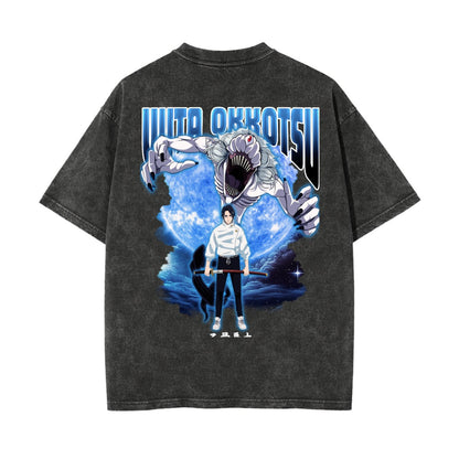 Unisex Heavyweight Washed T-shirt Printed in USA|250GSM Cotton DTG  Double-sided