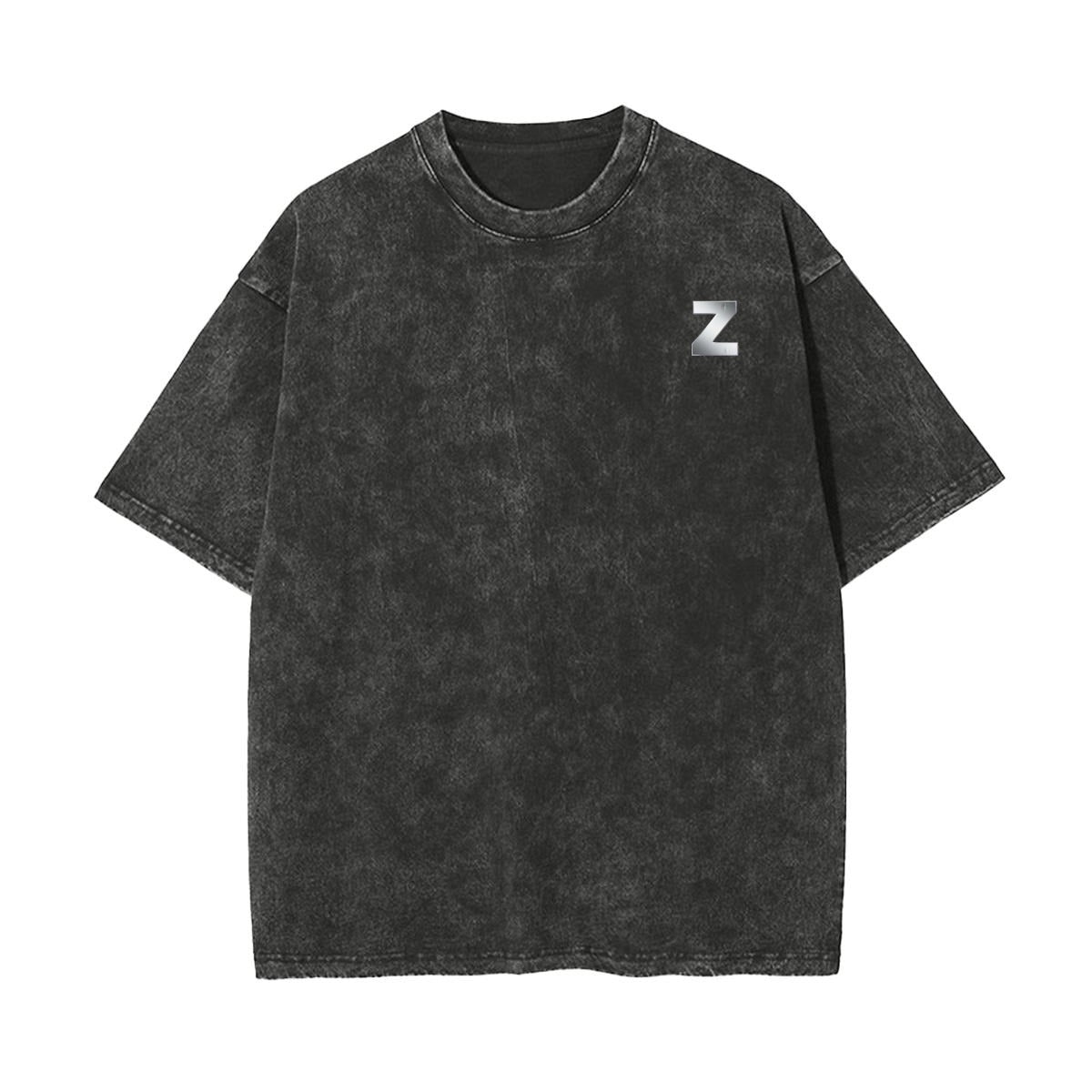 Unisex Heavyweight Washed T-shirt Printed in USA|250GSM Cotton DTG  Double-sided