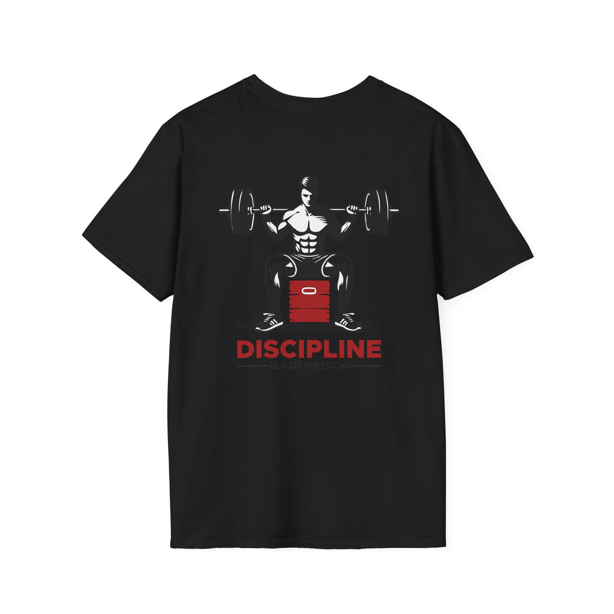 Discipline Weightlifting T-Shirt — Motivational Gym Workout Tee