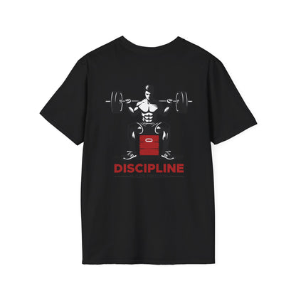 Discipline Weightlifting T-Shirt — Motivational Gym Workout Tee