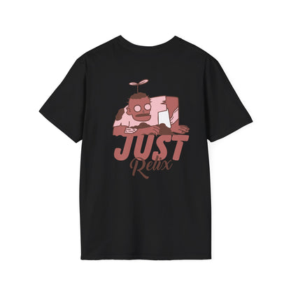 Just Relax Graphic T-Shirt — Casual Cartoon Chill Vibes Tee