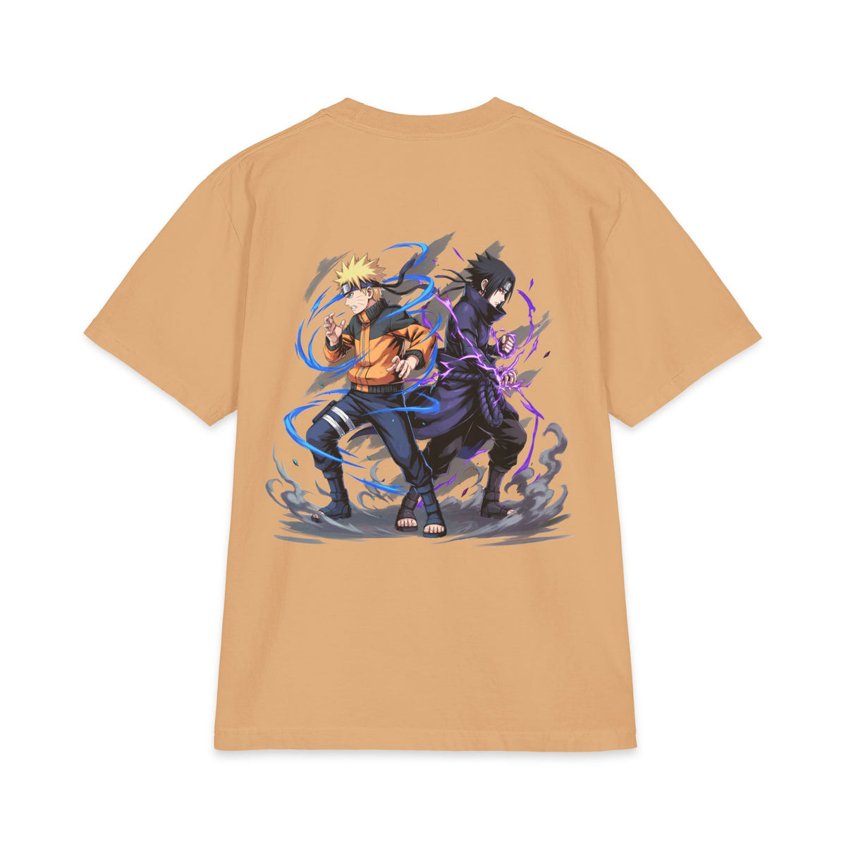 Naruto & Sasuke Anime T‑Shirt — Dual Ninjas Graphic Tee