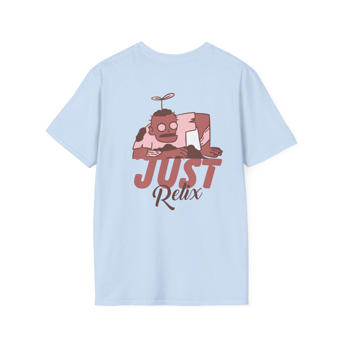 Just Relax Graphic T-Shirt — Casual Cartoon Chill Vibes Tee