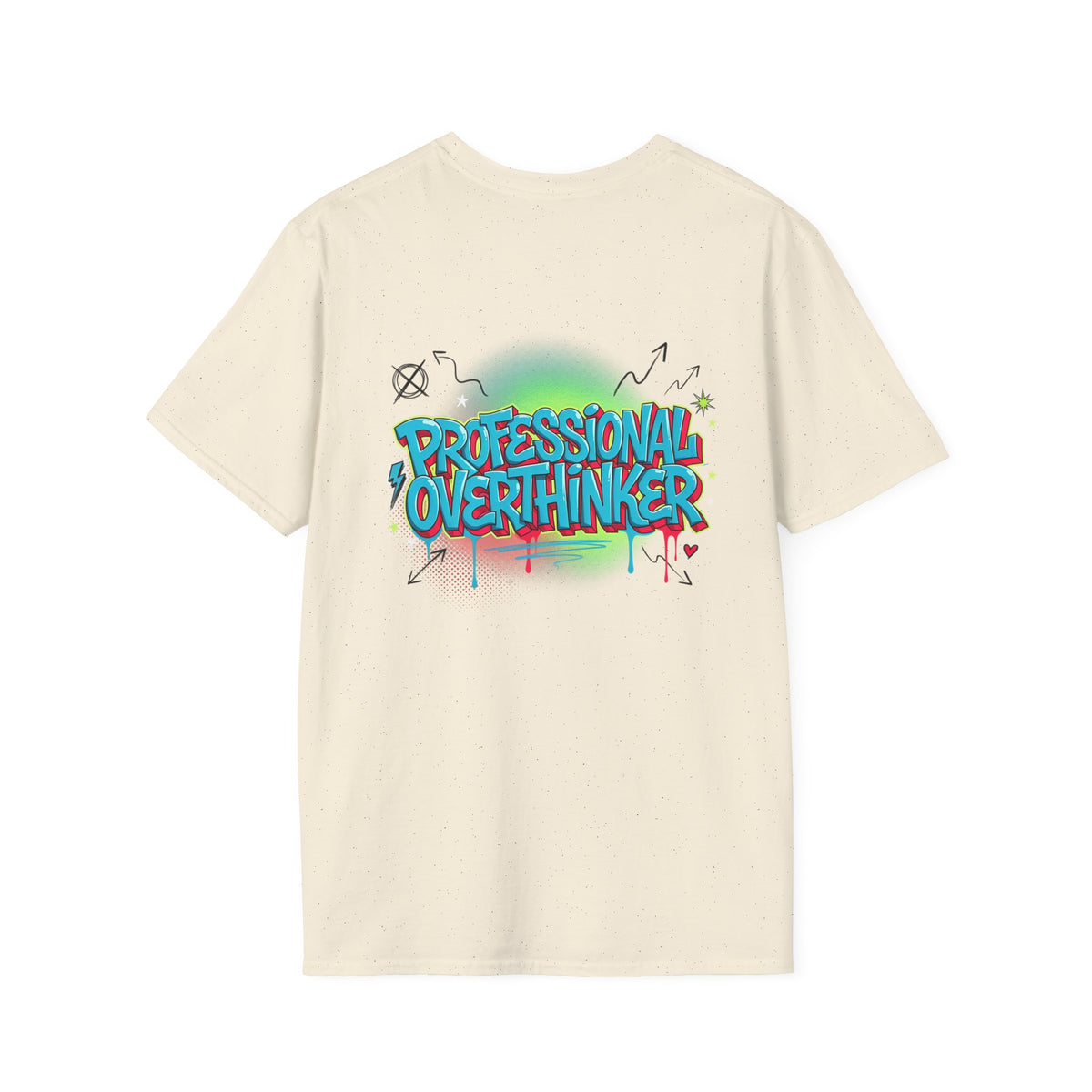 Professional Overthinker T-Shirt — Graffiti Street Style Graphic Tee