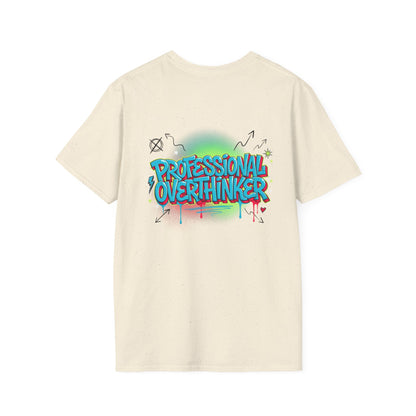 Professional Overthinker T-Shirt — Graffiti Street Style Graphic Tee