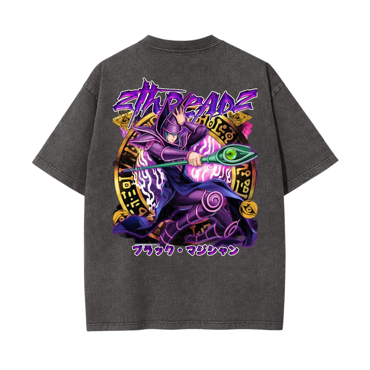 Unisex Heavyweight Washed T-shirt Printed in USA|250GSM Cotton DTG  Double-sided