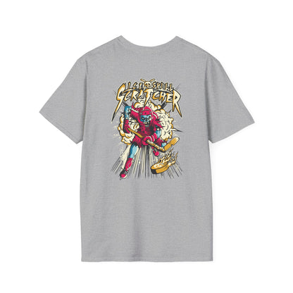 Street Gamer Graphic T-Shirt — Retro Arcade Hockey Skull Design