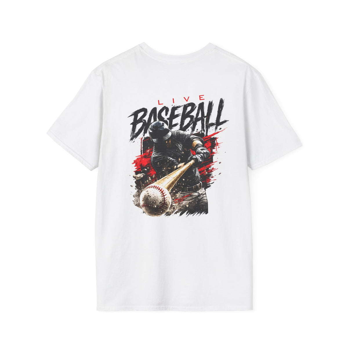 Baseball T-Shirt - Live Baseball Graphic Tee