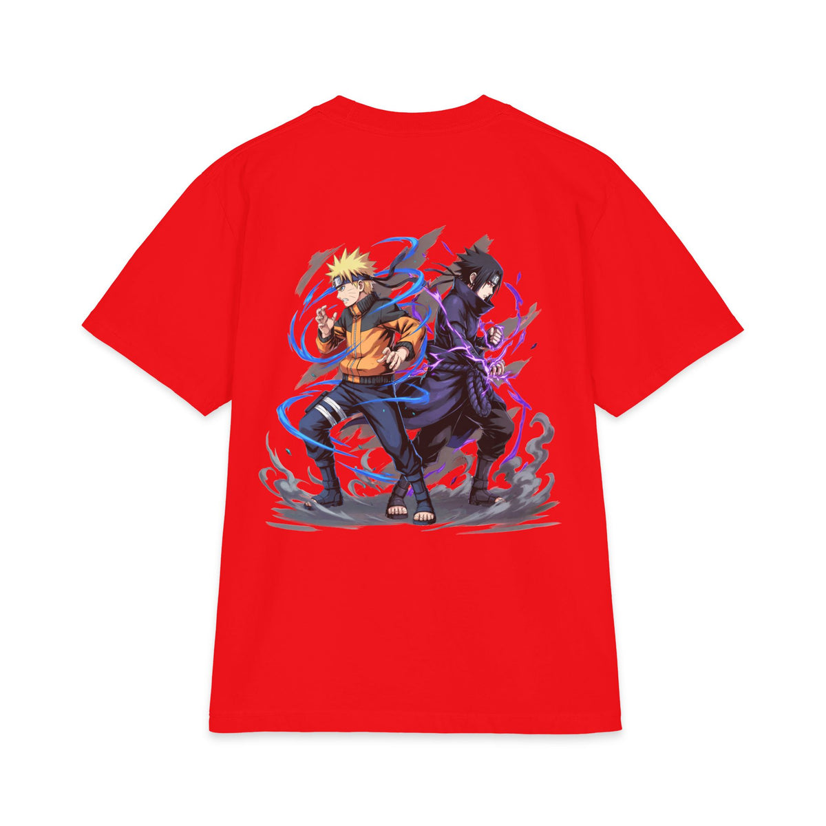 Naruto & Sasuke Anime T‑Shirt — Dual Ninjas Graphic Tee
