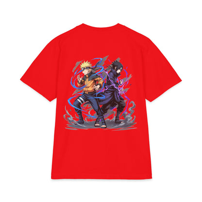Naruto & Sasuke Anime T‑Shirt — Dual Ninjas Graphic Tee