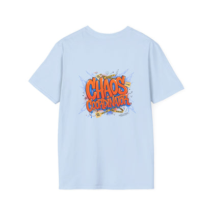 Chaos Coordinator T-Shirt — Funny Cartoon Office Humor Tee