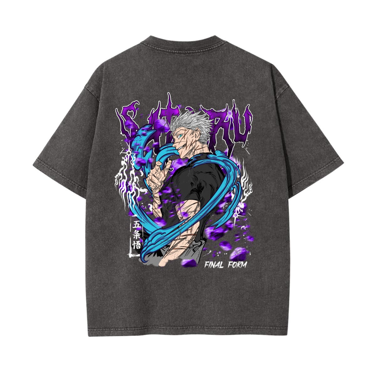 Unisex Heavyweight Washed T-shirt Printed in USA|250GSM Cotton DTG  Double-sided