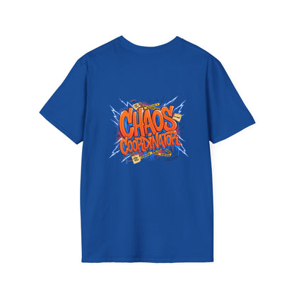 Chaos Coordinator T-Shirt — Funny Cartoon Office Humor Tee