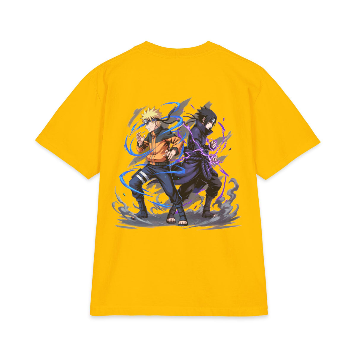 Naruto & Sasuke Anime T‑Shirt — Dual Ninjas Graphic Tee