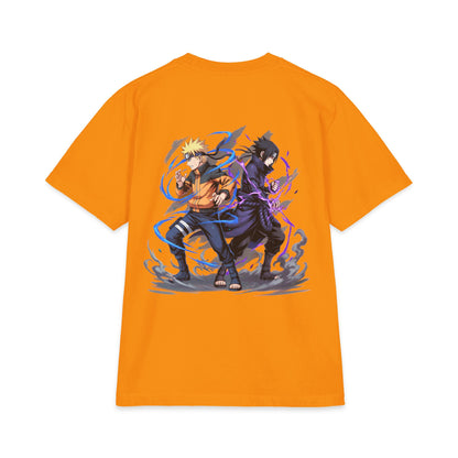Naruto & Sasuke Anime T‑Shirt — Dual Ninjas Graphic Tee